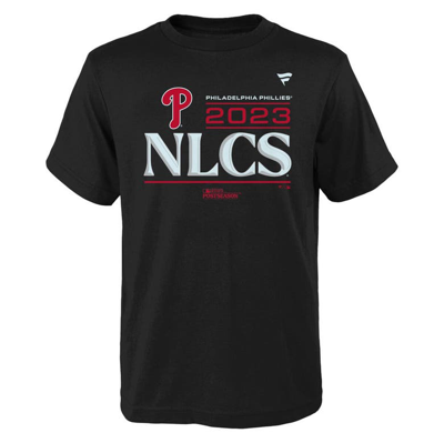 Shop Fanatics Youth  Branded  Black Philadelphia Phillies 2023 Division Series Winner Locker Room T-shirt