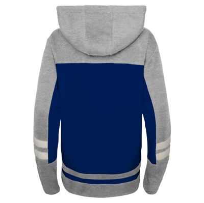 Shop Outerstuff Youth Blue Tampa Bay Lightning Ageless Revisited Lace-up V-neck Pullover Hoodie