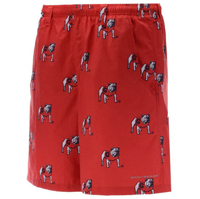 Shop Columbia Red Georgia Bulldogs Big & Tall Backcast Shorts