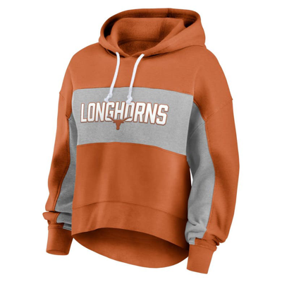 Shop Fanatics Branded Texas Orange Texas Longhorns Filled Stat Sheet Pullover Hoodie