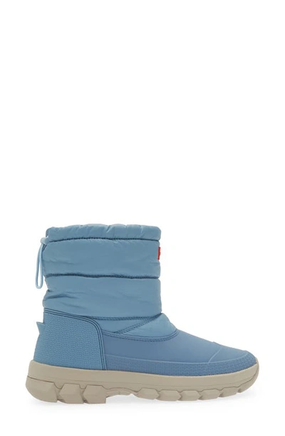 Shop Hunter Original Waterproof Insulated Short Snow Boot In Bouvet Blue