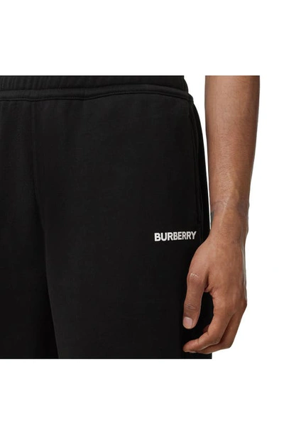 Shop Burberry Raphael Cotton Shorts In Black