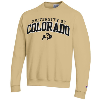 Shop Champion Gold Colorado Buffaloes Property Of Powerblend Pullover Sweatshirt