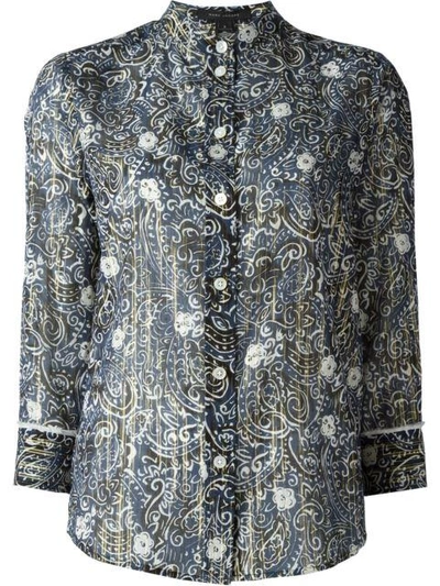 Marc Jacobs Cotton-silk Printed Blouse | ModeSens