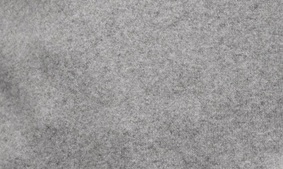 Shop Allsaints Whitby Cashere & Wool Asymmetric Turtleneck Sweater In Mid Grey Marl
