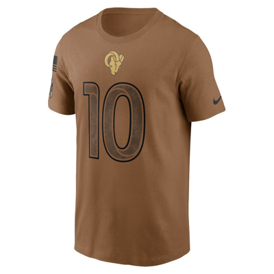 Shop Nike Cooper Kupp Brown Los Angeles Rams 2023 Salute To Service Name & Number T-shirt