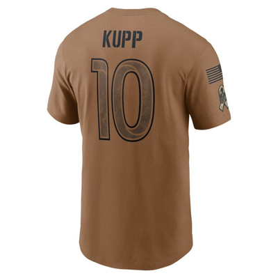 Shop Nike Cooper Kupp Brown Los Angeles Rams 2023 Salute To Service Name & Number T-shirt