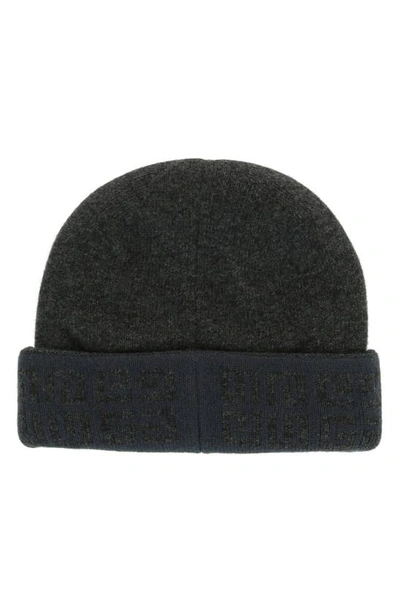 Shop Givenchy Double  Wool & Cashmere Beanie In Grey