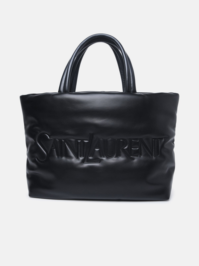 Shop Saint Laurent '' Black Lamb Nappa Bag