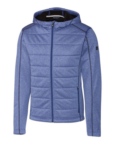 Shop Cutter & Buck Mens Altitude Quilted Jacket In Blue