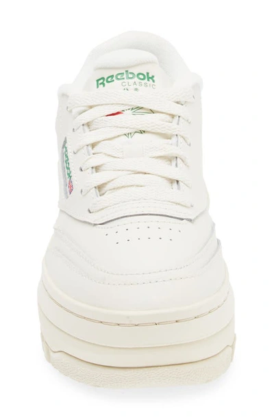 Shop Reebok Club C Extra Platform Sneaker In Chalk/ Chal