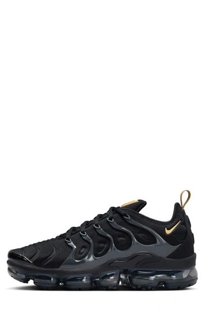 Shop Nike Air Vapormax Plus Sneaker In Black/ Metallic Gold