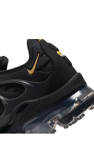 Shop Nike Air Vapormax Plus Sneaker In Black/ Metallic Gold