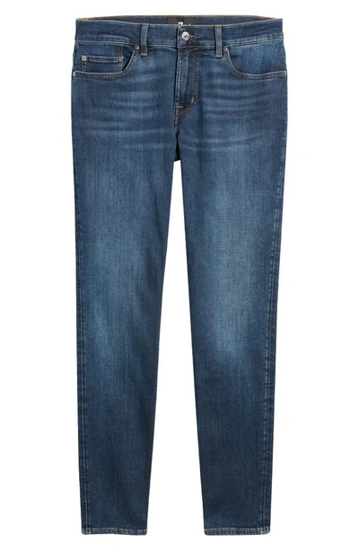 7 For All Mankind Paxtyn Squiggle Skinny Jeans In Native