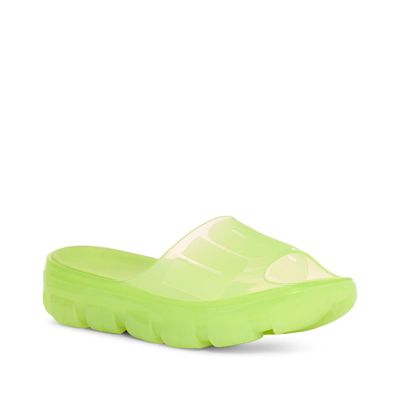 Shop Ugg Jella Clear Slide Shoes In Green