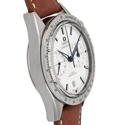 Pre-owned Omega Speedmaster 57 331.92.42.51.04.001 White Chronograph Men Watch In Box