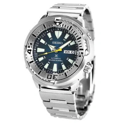 Pre-owned Seiko Prospex Sbdy055 Watch Baby Tuna Blue Dial Mens Diver Automatic Mechanical