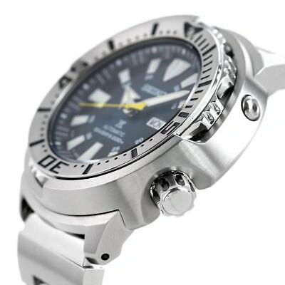 Pre-owned Seiko Prospex Sbdy055 Watch Baby Tuna Blue Dial Mens Diver Automatic Mechanical