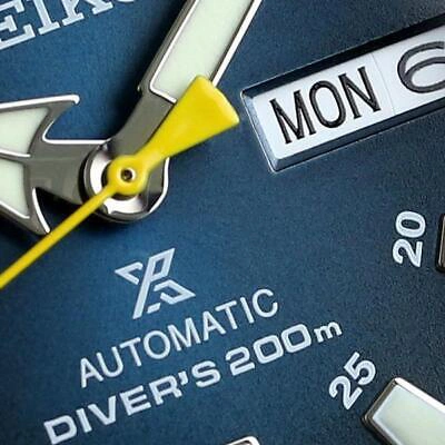 Pre-owned Seiko Prospex Sbdy055 Watch Baby Tuna Blue Dial Mens Diver Automatic Mechanical