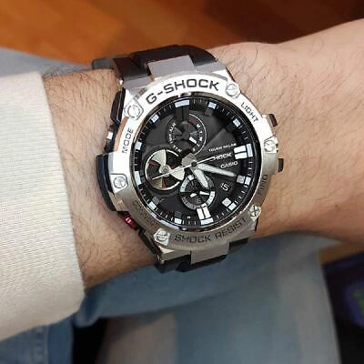 Pre-owned Casio G-shock G-steel Smartphone Link Model Gst-b100-1a Watch Men