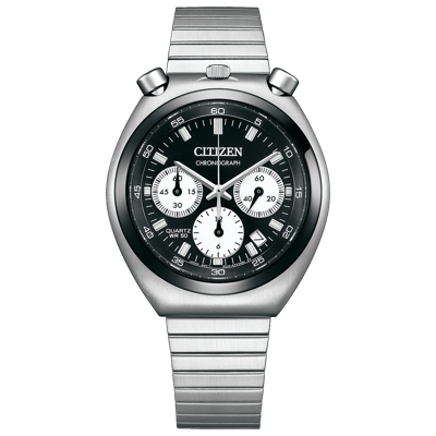 Pre-owned Citizen Collection Record Label Tsuno Chrono An3660-81e Chronograph Watch Black