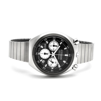 Pre-owned Citizen Collection Record Label Tsuno Chrono An3660-81e Chronograph Watch Black