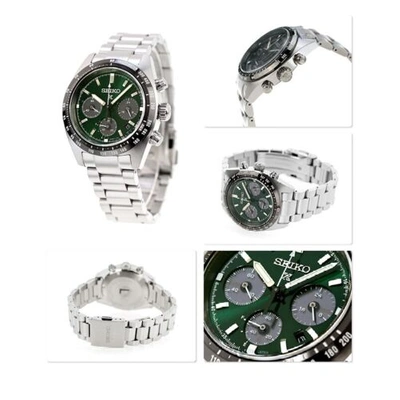 Pre-owned Seiko Prospex Speedtimer Chronograph Solar Watch Sbdl107 / Ssc933 Usus