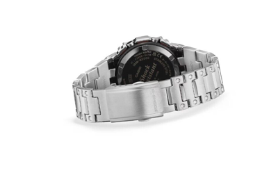 Pre-owned Casio G-shock Digital Charcoal Grey Stainless Steel Men's Watch Gmwb5000pc-1