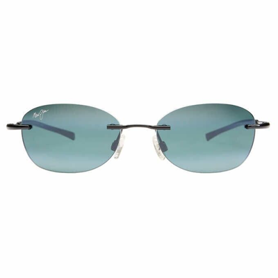 Pre-owned Maui Jim Mixed Plate 721-02 Black Grey Polarized Sunglasses Men Women Kids