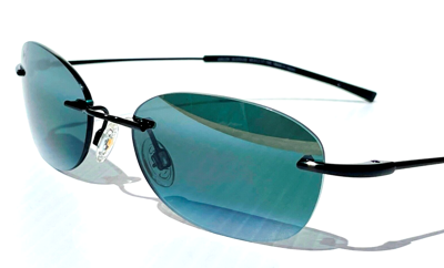 Pre-owned Maui Jim Mixed Plate 721-02 Black Grey Polarized Sunglasses Men Women Kids