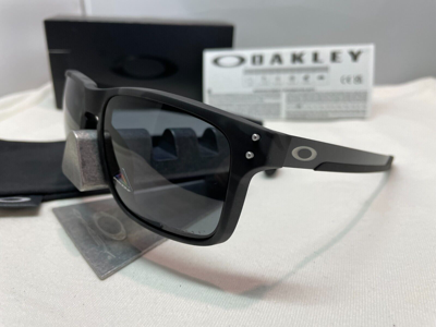 Pre-owned Oakley Holbrook Mix Matte Black Camo Prizm Grey Polarized Sunglasses Oo9384-19