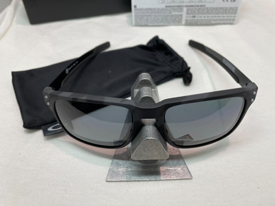 Pre-owned Oakley Holbrook Mix Matte Black Camo Prizm Grey Polarized Sunglasses Oo9384-19