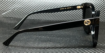 Pre-owned Gucci Gg1315s 002 Black Grey Polarized Women's 54 Mm Large Sunglasses In Gray