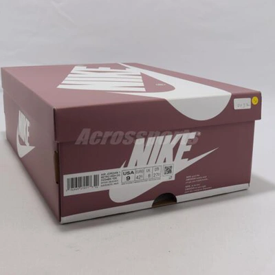 Pre-owned Nike Air Jordan 1 Retro High Og Aj1 Mauve Men Lifestlye Casual Shoes Dz5485-105 In White