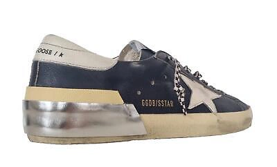 Pre-owned Golden Goose Vintage Men's Sneakers Superstar 50789 Blue Leather Shoes