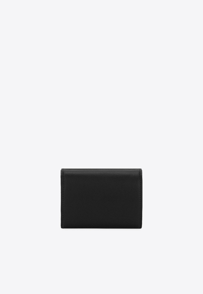 Dolce & Gabbana Black Leather Wallet In Black