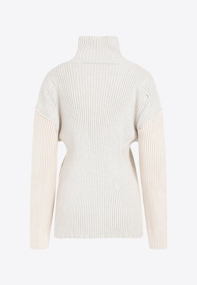 Shop The Row Dua Ribbed Sweater In White