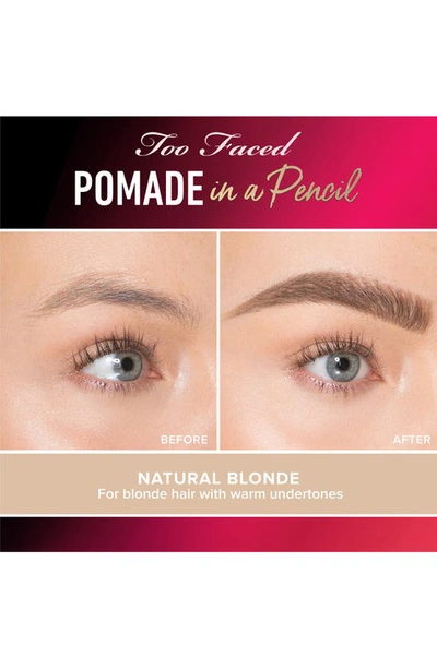 Shop Too Faced Pomade In Natural Blonde