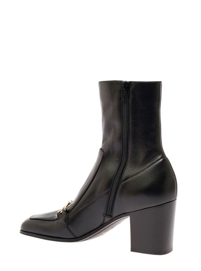 Shop Saint Laurent Elbio 75 Boot In Black