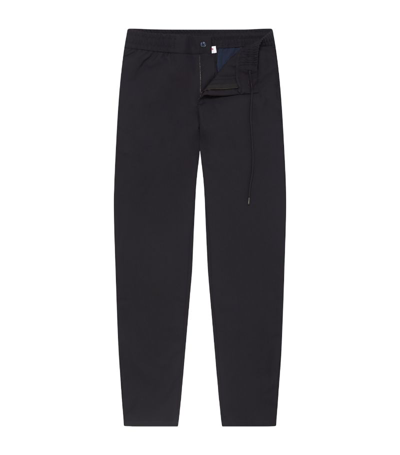 Shop Orlebar Brown Merino Wool Cornell Trousers In Black