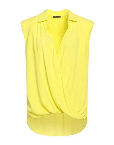 Shop Hanita Woman Top Yellow Size M Viscose