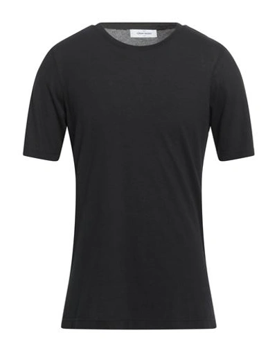 Shop Gran Sasso Man T-shirt Black Size 40 Cotton