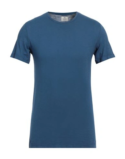 Shop Tela Genova Man T-shirt Blue Size S Cotton