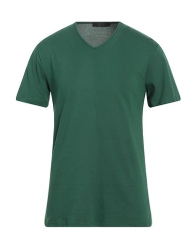 Shop Vneck Man T-shirt Green Size M Cotton