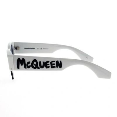 Shop Alexander Mcqueen Sunglasses In White
