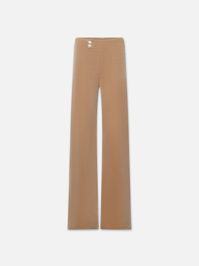 Shop Frame Le Hardy Wide Leg Corduroy Jeans In Brown