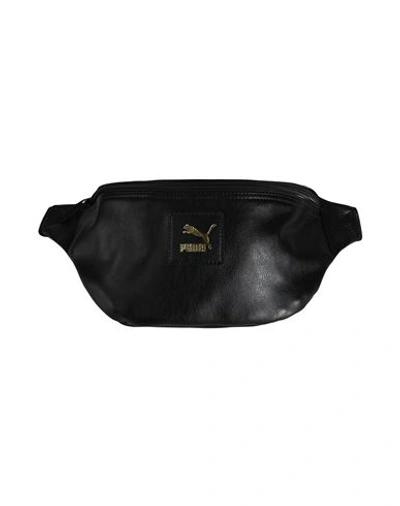 Shop Puma Classics Lv8 Pu Waist Bag Belt Bag Black Size - Polyurethane