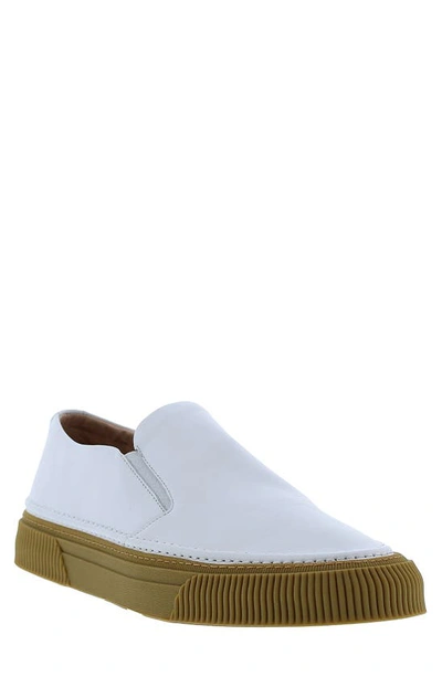 Shop Zanzara Jeremy Slip-on Sneaker In White