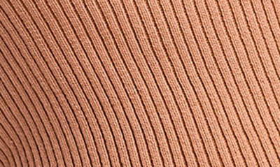 Asos Design Knitted V Neck Tank Top In Brown In Tan