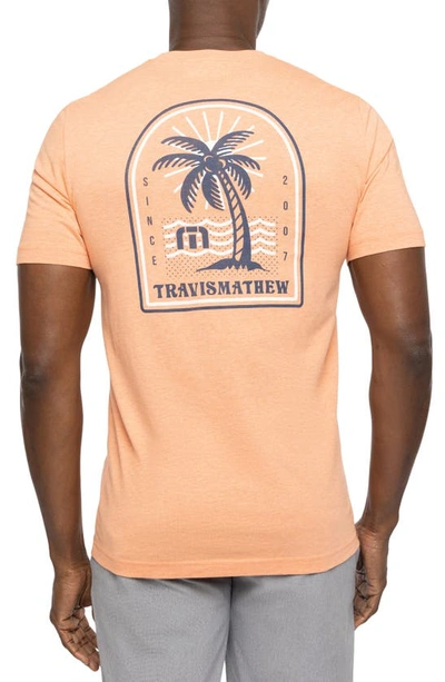 Travismathew Spanish Villa Graphic T-shirt In Heather Melon